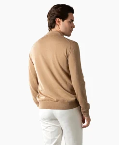 Best Sale Polo Longsleeve Beige Heren Polo's