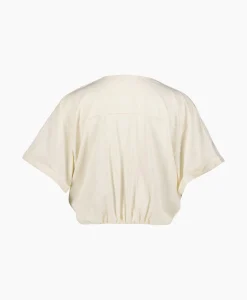 Store Ba&Sh T-Shirt Korte Mouw Denali Ecru Dames T-Shirts & Tops