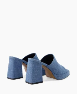 Fashion Pump Canvas Jeans Blauw Dames Pumps