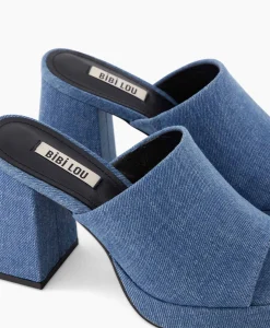 Fashion Pump Canvas Jeans Blauw Dames Pumps
