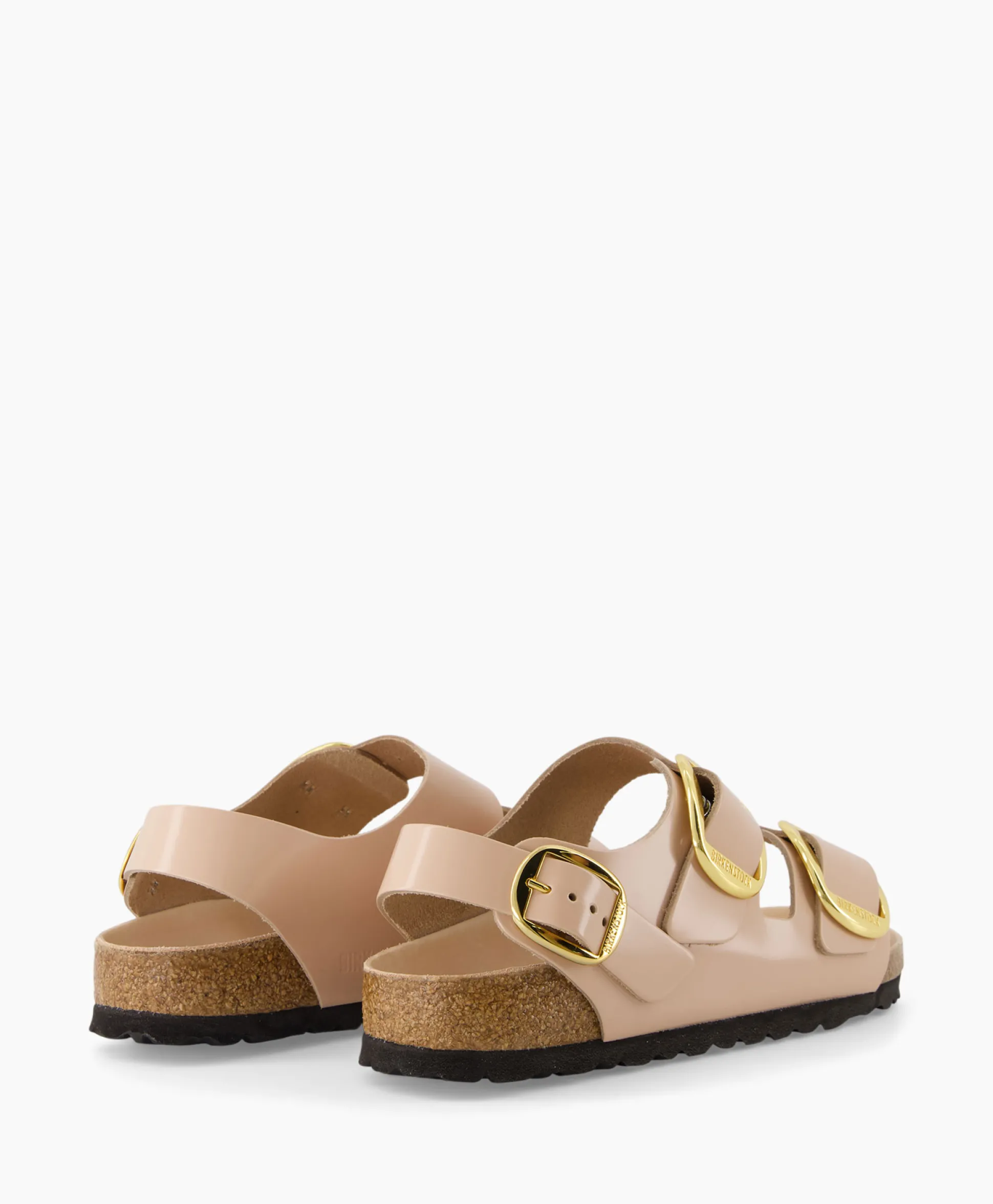 Hot Sandaal Zonder Hak Milano Beige Dames Sandalen