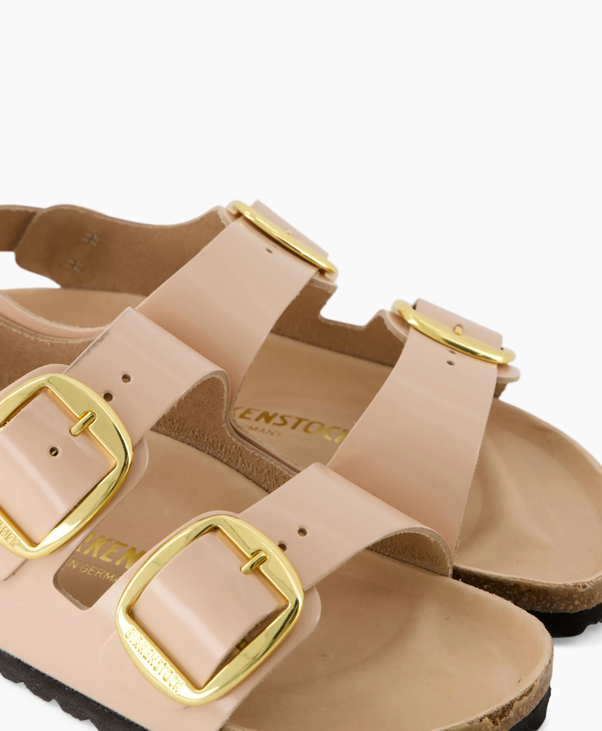 Hot Sandaal Zonder Hak Milano Beige Dames Sandalen