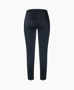 Discount Broek Satin Superstrech Piera Blauw Dames Broeken