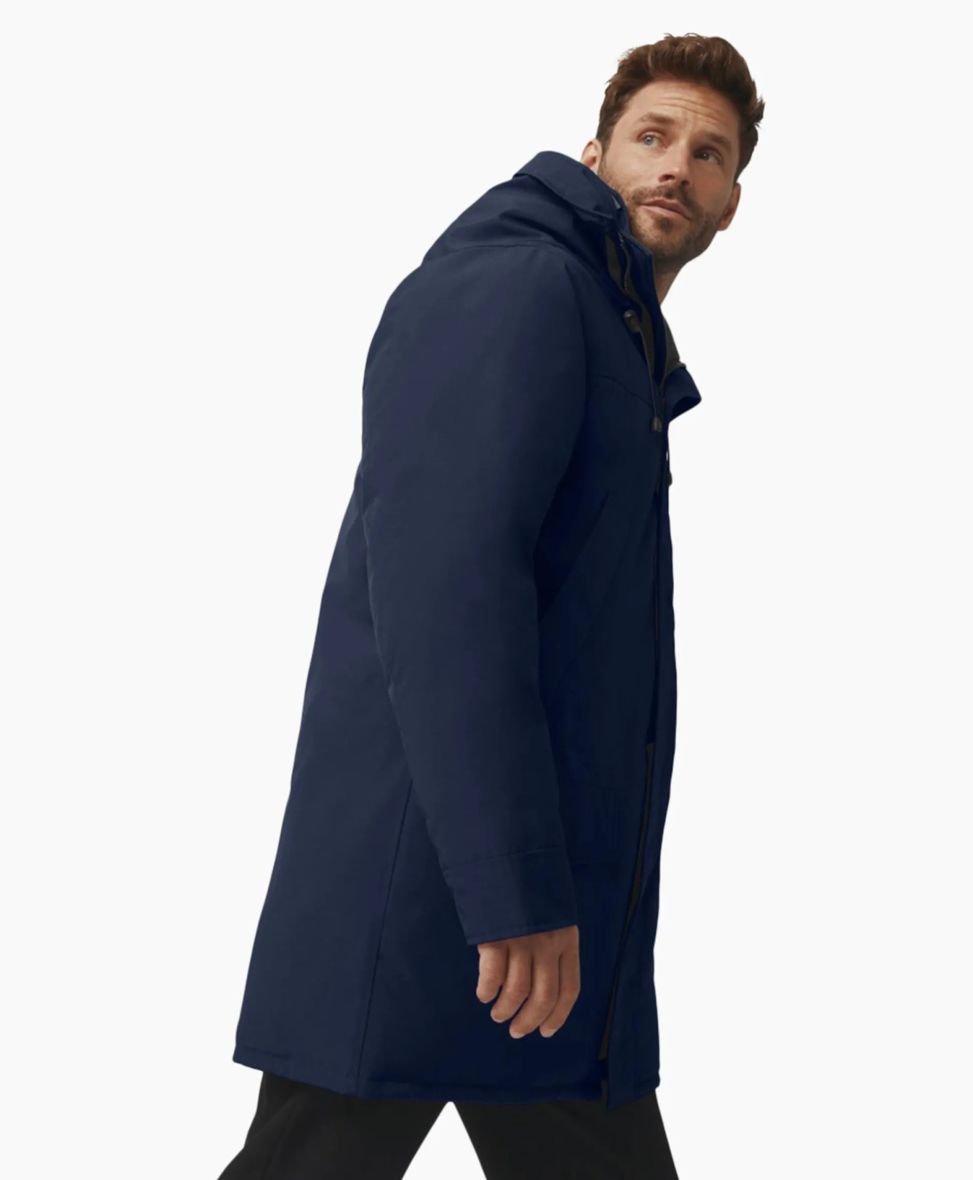 Best Sale Gewatteerde Jas Langford Parka Blauw Heren Jassen