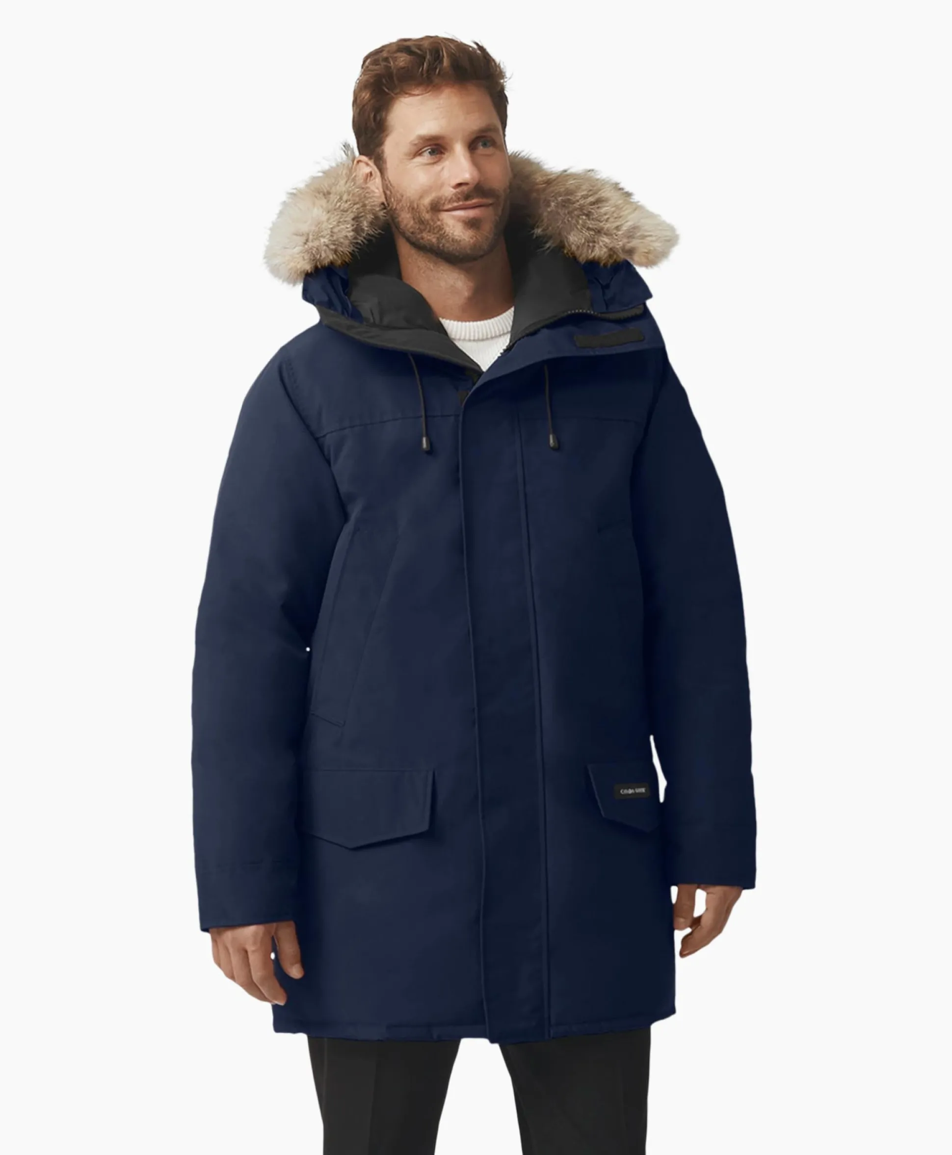 Best Sale Gewatteerde Jas Langford Parka Blauw Heren Jassen