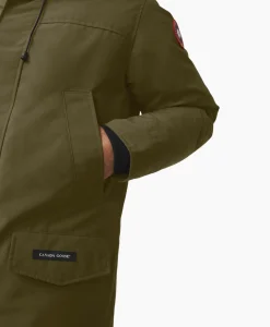 Hot Gewatteerde Jas Langford Parka Donker Groen Heren Jassen