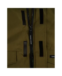 Hot Gewatteerde Jas Langford Parka Donker Groen Heren Jassen