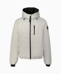 New Gewatteerde Jas Lodge Hoody Grijs Heren Jassen