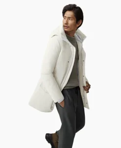 Cheap Parka Langford Beige Heren Jassen