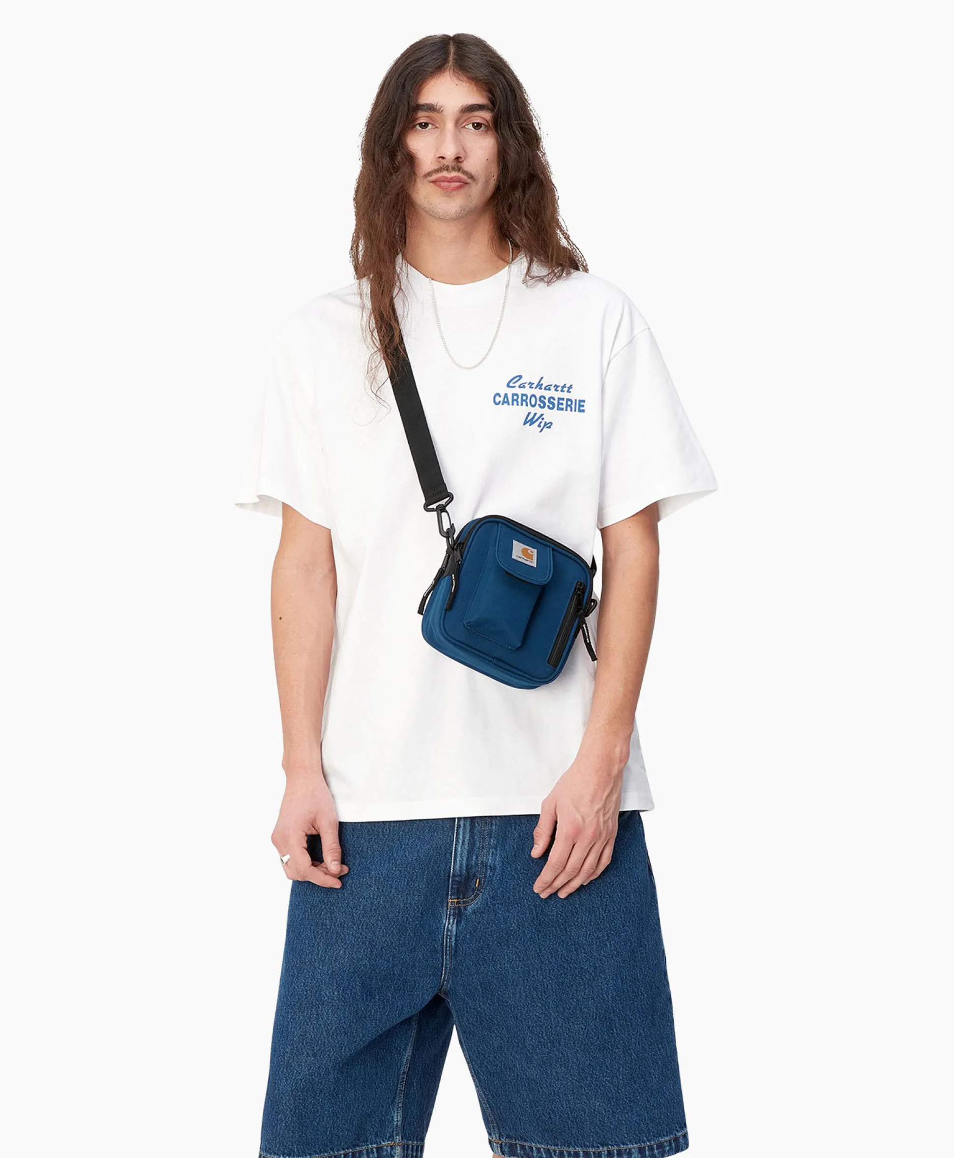 Outlet Heuptas Essentials Small Donker Blauw Heren Tassen