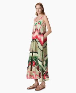 Fashion Maxi Jurk Eden Groen Dames Bruiloftskleding