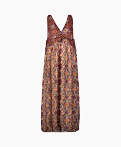 Store Maxi Jurk North Bordeaux Dames Bruiloftskleding
