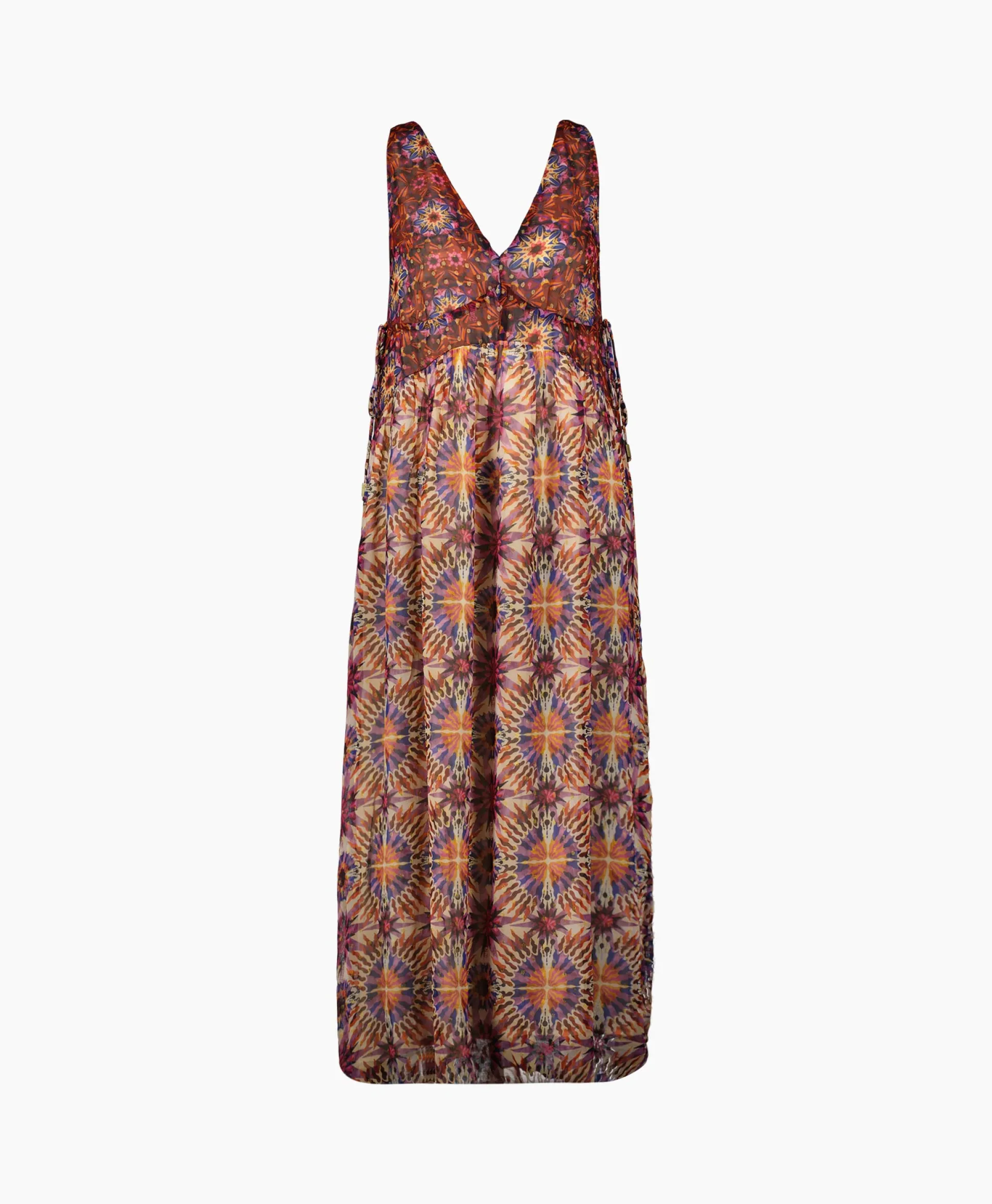 Store Maxi Jurk North Bordeaux Dames Bruiloftskleding