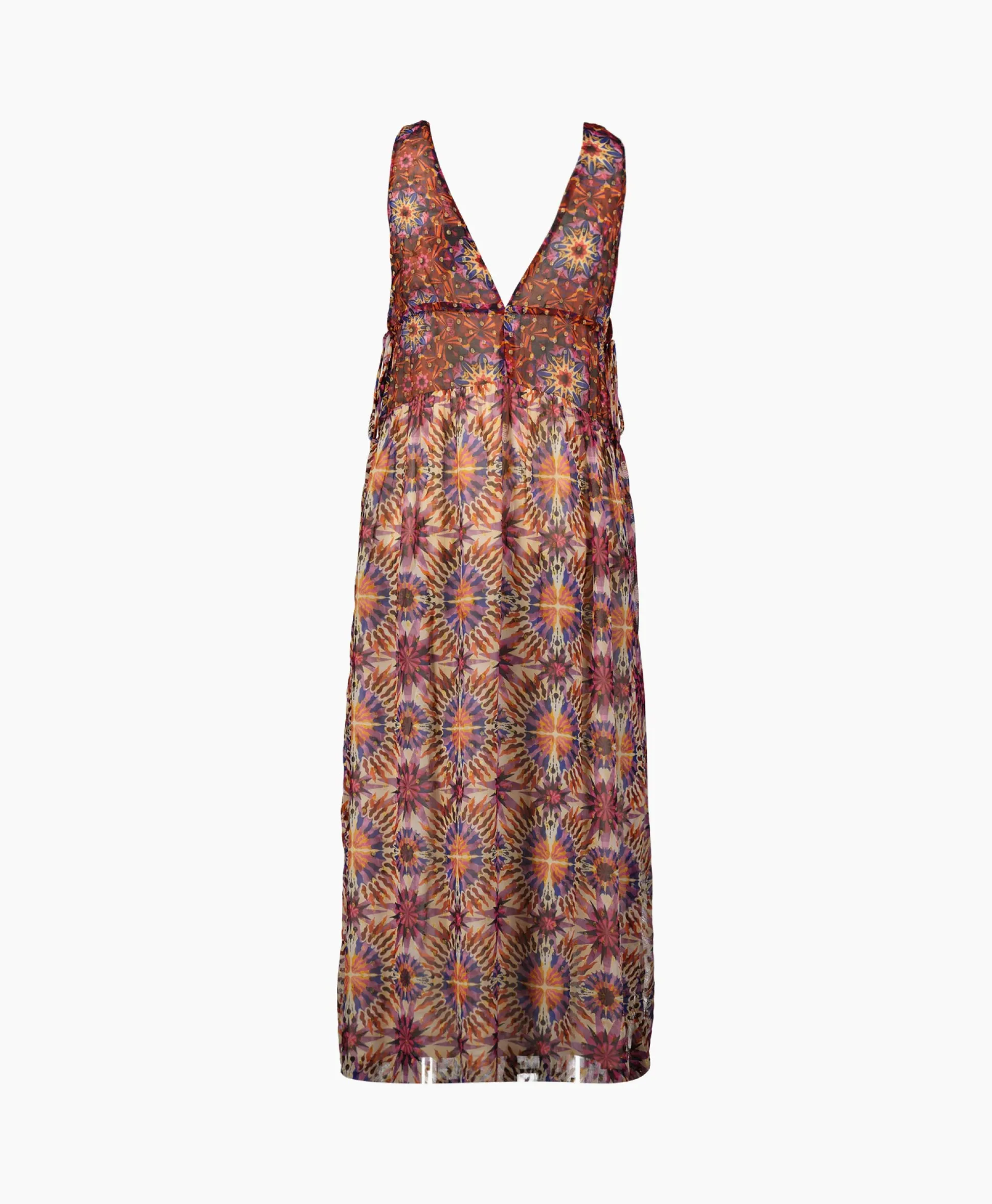 Store Maxi Jurk North Bordeaux Dames Bruiloftskleding