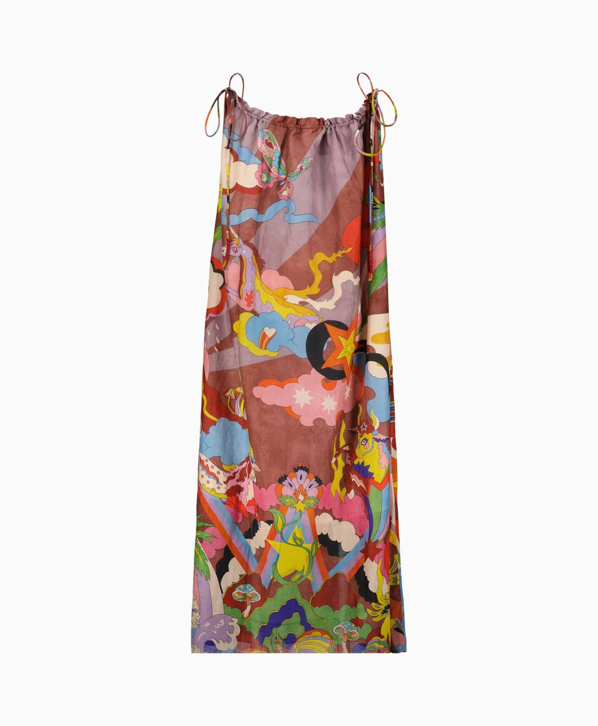 Outlet Maxi Jurk Rain Bordeaux Dames Bruiloftskleding