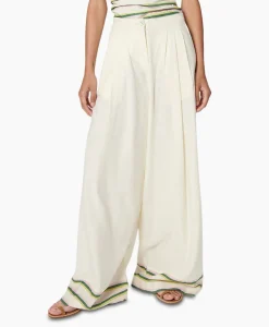 Fashion Pantalon Okra Ecru Dames Broeken