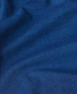 Store Blouse Voluminous Sleeve Donker Blauw Dames Blouses