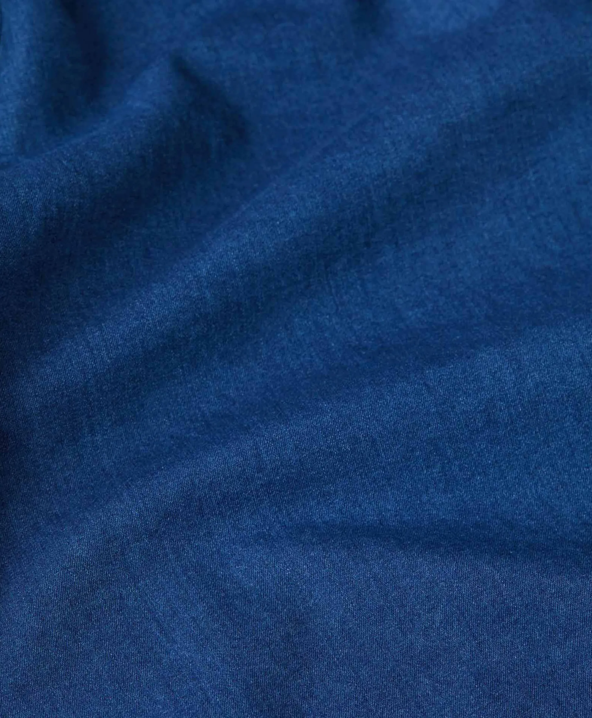 Store Blouse Voluminous Sleeve Donker Blauw Dames Blouses