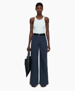 Sale Pantalon Veola Blauw Dames Broeken