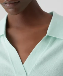 Fashion Pullover Polo Longsleeve Groen Dames Truien