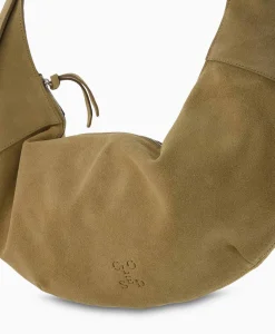 Store Schouder / Hand Tas Half Moon M Beige Dames Tassen