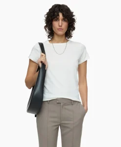 Store T-Shirt Korte Mouw Crew Neck Short Sleeve Ecru Dames T-Shirts & Tops