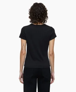 Best Sale T-Shirt Korte Mouw Crew Neck Short Sleeve Zwart Dames T-Shirts & Tops