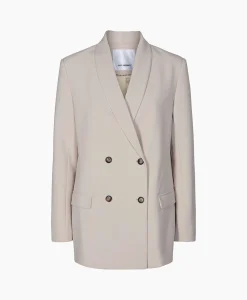 Online Co'Couture Blazer Vola Oversize Beige Dames Blazers