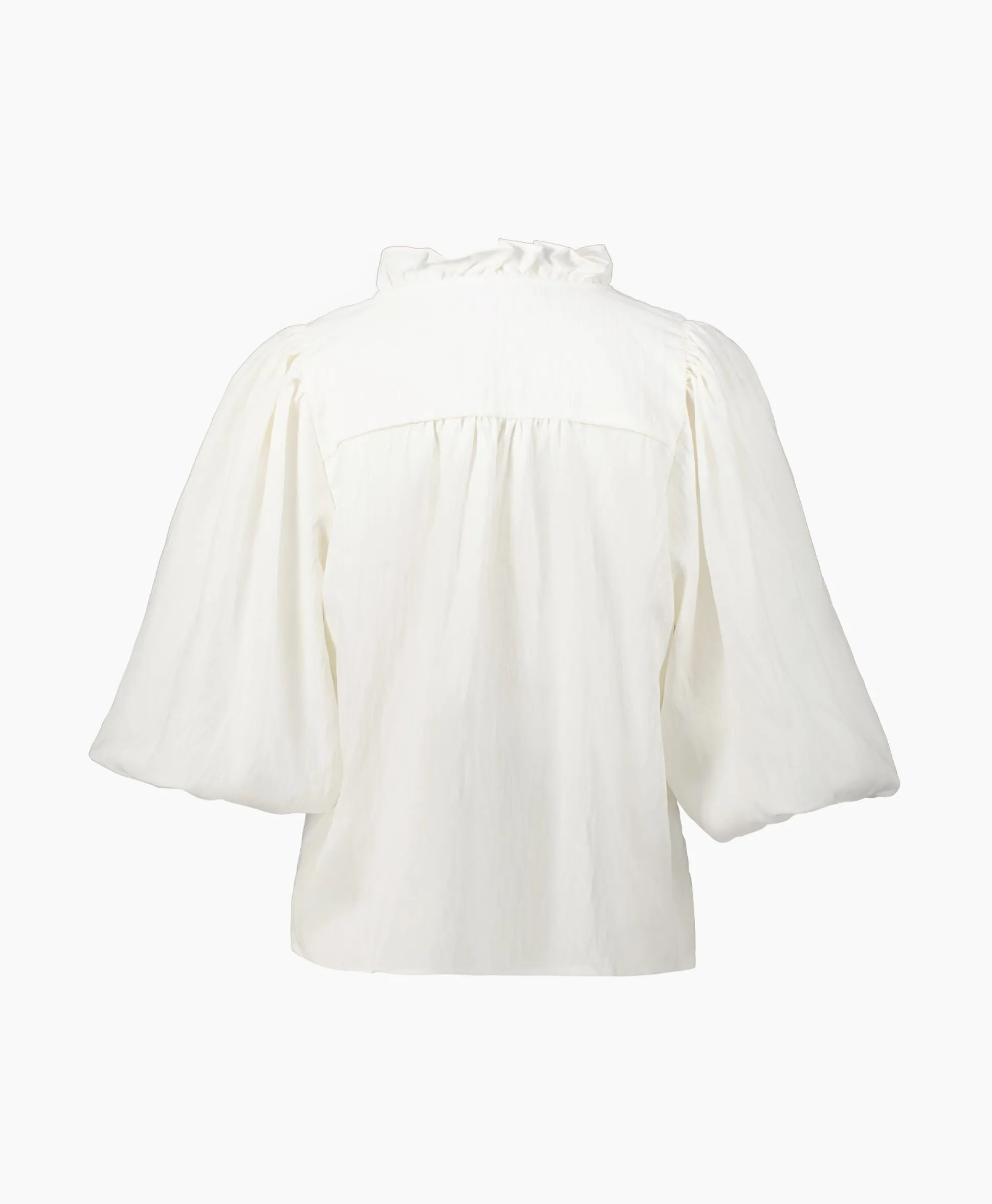 Sale Co'Couture Blouse Sueda Puff Wit Dames Blouses