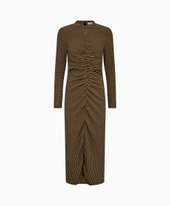 Clearance Co'Couture Mini Jurk Nova Bruin Dames Jurken