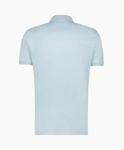 Sale Polo Mercerized Jersey Licht Blauw Heren Polo's