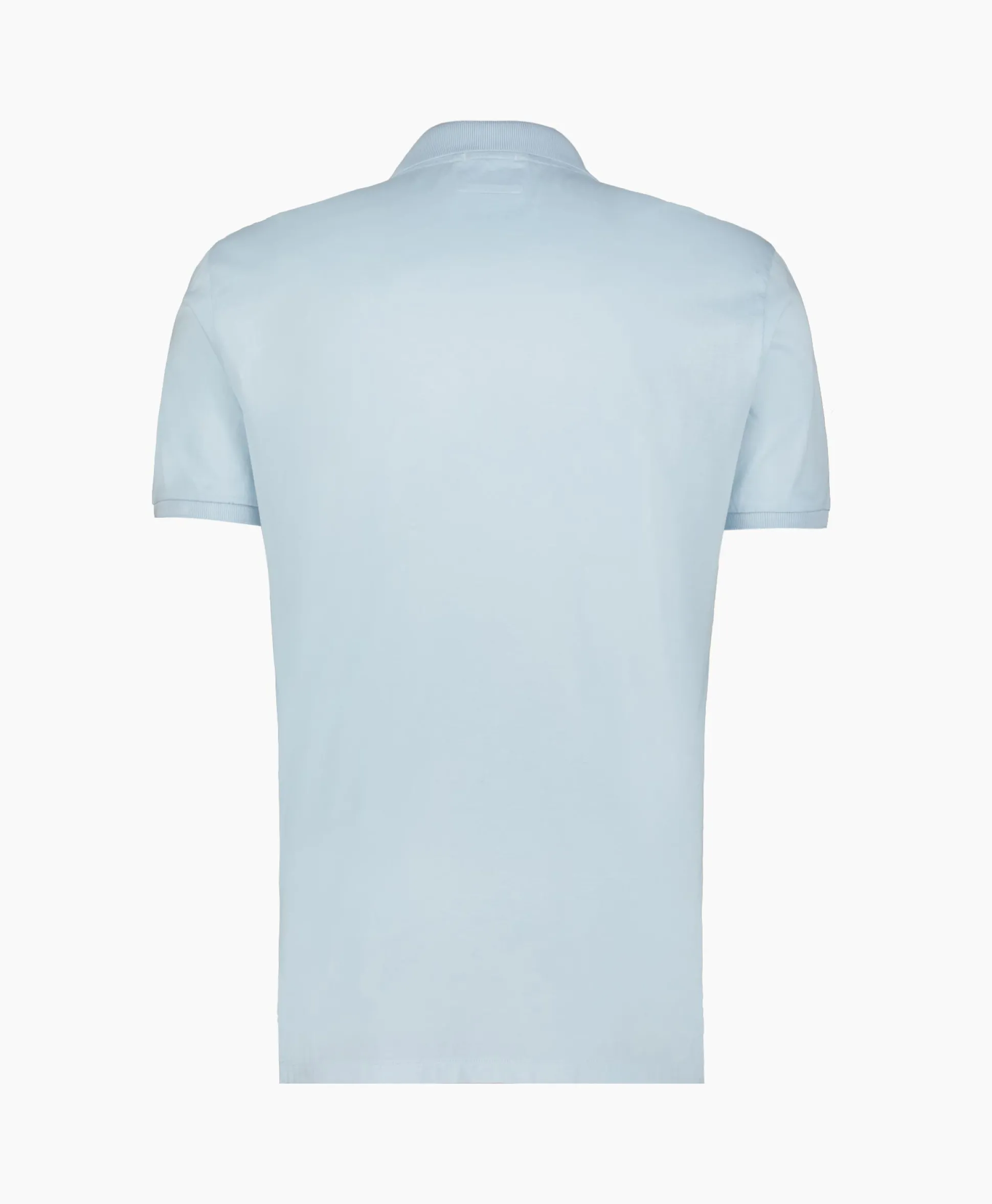 Sale Polo Mercerized Jersey Licht Blauw Heren Polo's