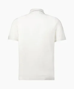 Store Polo Stretch Piquet Striped Collar Wit Heren Polo's