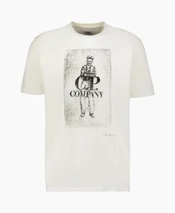 Online T-Shirt Korte Mouw Jersey Artisinal Card Wit Heren T-Shirts