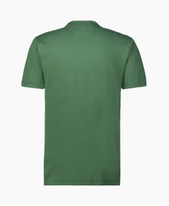 Flash Sale T-Shirt Korte Mouw Jersey Flap Pocket Groen Heren T-Shirts