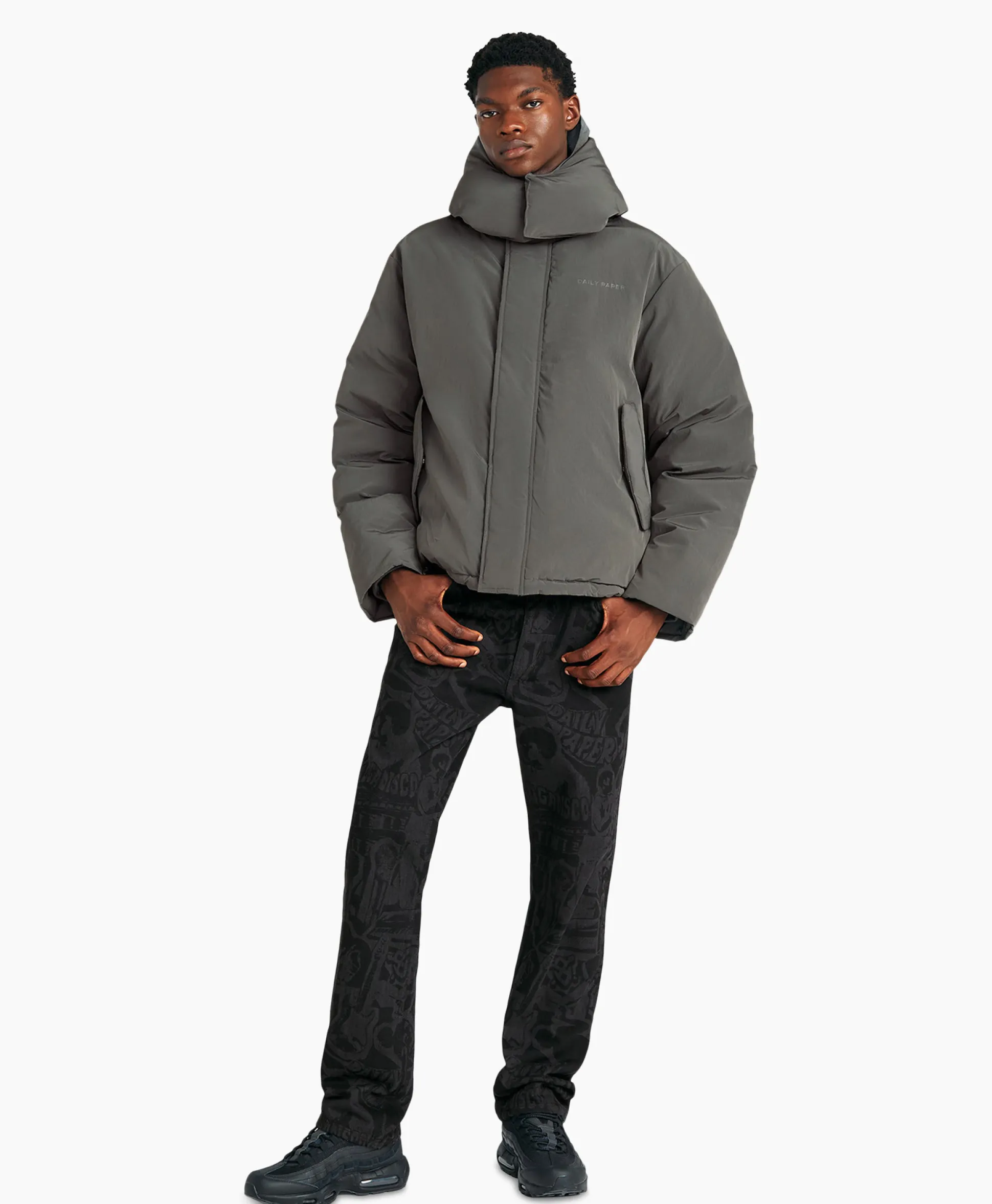 Flash Sale Gewatteerde Jas Joel Donkergrijs Heren Jassen