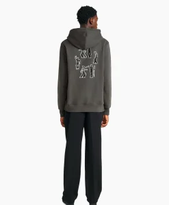 Cheap Hoodie Halim Donker Grijs Heren Truien