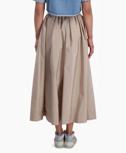 Discount D'Arc Midi Rok Brugherio Zand Dames Rokken