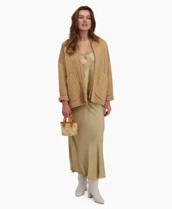 Fashion D'Arc Midi Rok Padova Zand Dames Rokken