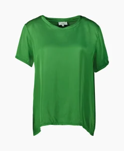 Store D'Arc Top Round Neck Groen Dames T-Shirts & Tops
