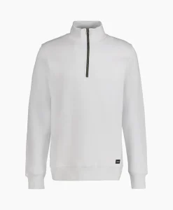 Cheap Logan Half Zip Sweat Ss Beige Heren Truien