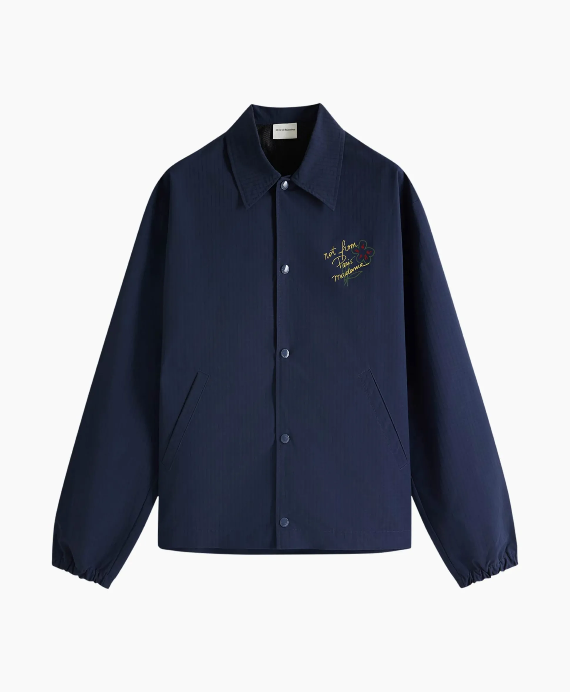 Fashion Jack La Veste Slogan Esquisse Donker Blauw Heren Jassen