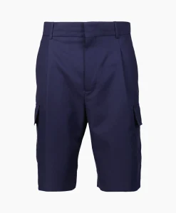 Hot Korte Broek Le Short Cargo Laine Donker Blauw Heren Broeken