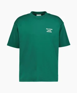 Cheap Le T-Shirt Slogan Donker Groen Heren T-Shirts