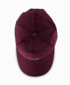 New Pet La Casquette Corduroy Donker Rood Heren Petten
