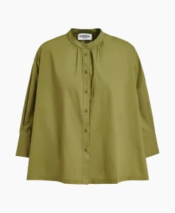 Best Sale Blouse February Olijf Dames Blouses
