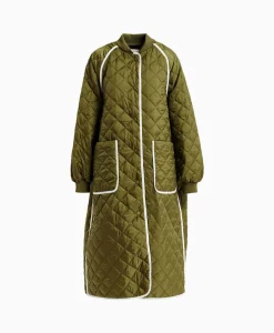 Best Gewatteerde Jas Fried Olijf Dames Jassen