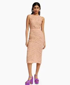 Shop Midi Jurk Emery Pink Dames Bruiloftskleding