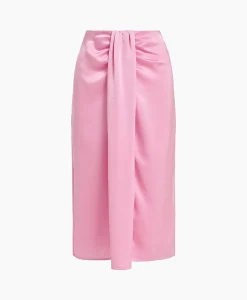Cheap Midi Rok Fondue Pink Dames Rokken