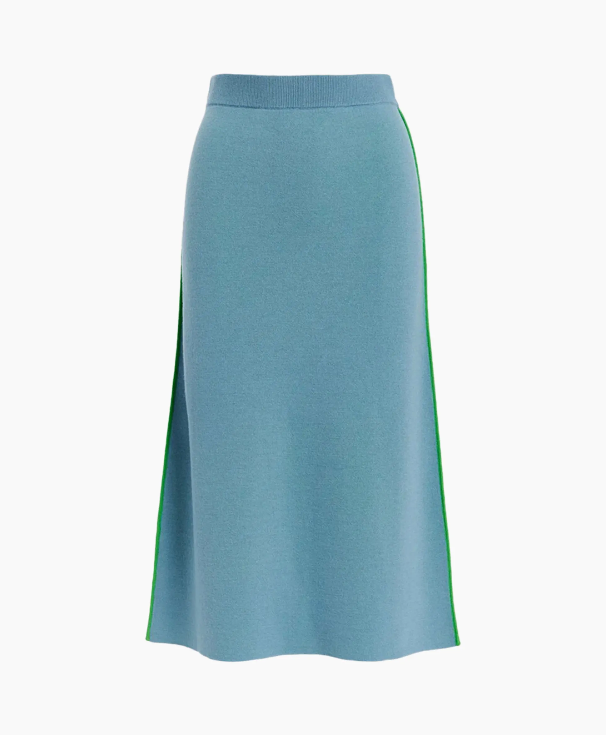 Hot Midi Rok Folder Blauw Dames Rokken